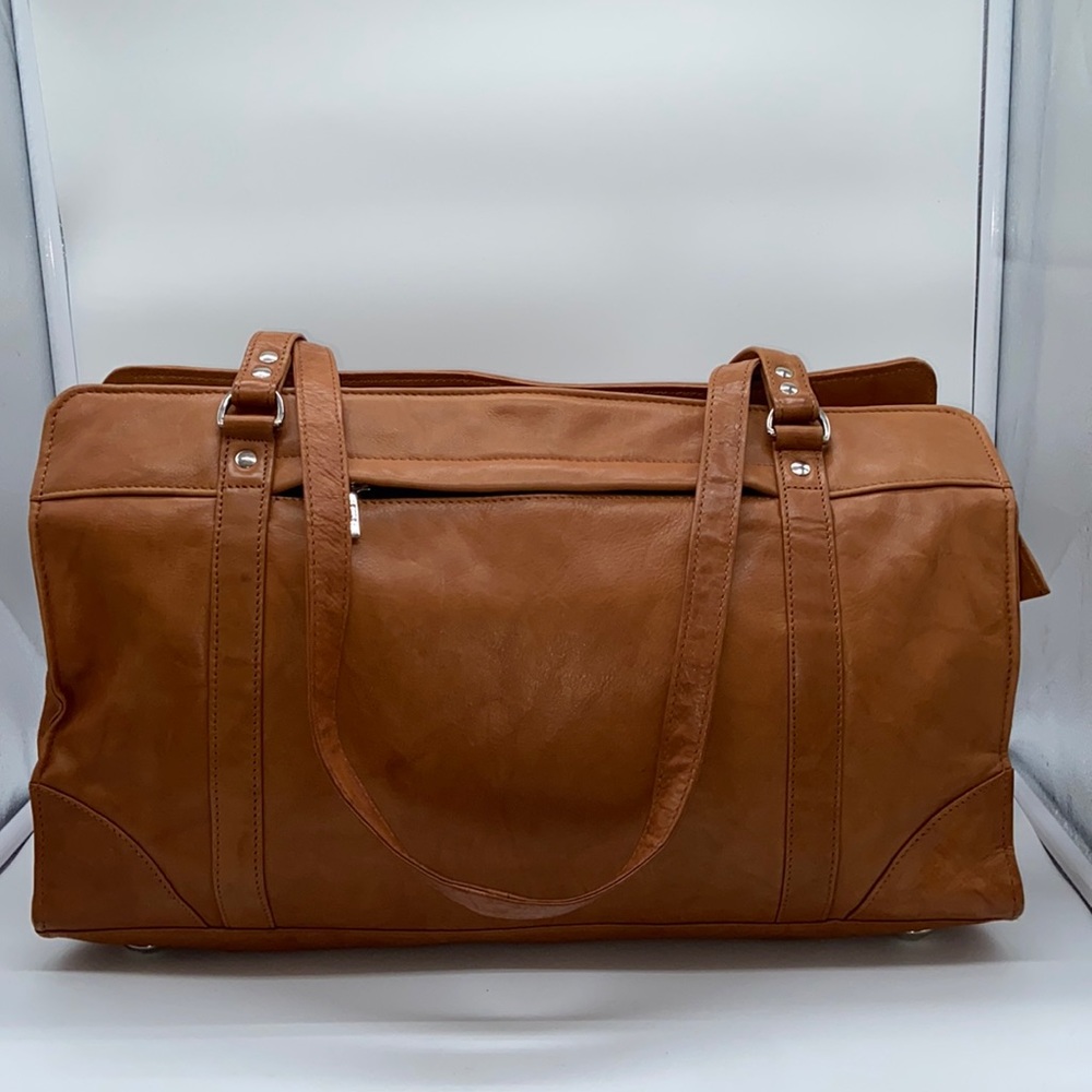 Vintage Ashlin Large Leather Handbag